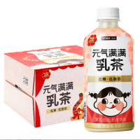 元氣森林乳茶厚乳桃桃原味奶茶450ml*12整箱