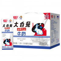 光明大白兔奶糖風味牛奶200ml*6盒/12盒裝