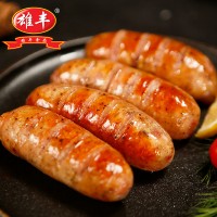 雄豐 多口味地道腸500g臺灣風(fēng)味烤火山石烤腸